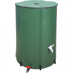 Atsparus vandeniui sulankstomas lietaus statinė 50-500L vandens laikymo konteineris Lietaus vandens surinkėjas 13 Gallon/50L žalia