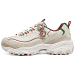 Skechers DLites 1.0 Tinklelis Sintetinė Oda Kalėdos Patogūs Universalūs Madingi Žemi Tėčio Batai Moteri&scaron;kas Kedas Baltas 150037-NTMT 36