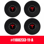 CYM5 4 vnt./rinkinys &bdquo;Tesla Model Y&ldquo; 2021&ndash;2023 m. Sportiniai ratlankių gaubteliai Ratų centriniai gaubteliai Gaubteliai Automobilio ratlankių emblema Automobilio apdailos aksesuarai