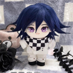 Kokichi Oma pliu&scaron;inė lėlė Gerbėjas 20cm Mielas Keičiami drabužiai Pliu&scaron;inė pagalvė Danganronpa Pliu&scaron;iniai žaislai Lėlės Pasidaryk pats Vaikų &scaron;ventė Gimtadienio dovana 20cm blue