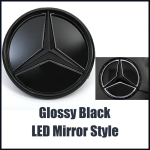 Priekinės grotelės Chromuota žvaigždės emblema Juodas ženklelis Priekinės grotelės Chromuota emblema Tinka Mercedes Benz V-Class W447 2021-2023 AU1