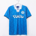 Retro Neapolio klubo futbolo mar&scaron;kinėliai trumpomis rankovėmis Unisex Gatvės stiliaus Laisvalaikio Hip Hop stilius Small blue