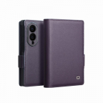 Skirta Samsung Galaxy Z Fold8 Fold 8 Ultra NAPPA natūralios odos magnetinis atverčiamas dėklas su Magsafe verslo karvės odos dangtelis Fold8 For Z Fold8 violetinė