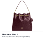 COACH karvės odos &scaron;iuk&scaron;liadėžės formos rankinė, didelė moteri&scaron;ka, tamsiai bordo spalvos CCZ81-IMORX One Size 1 black