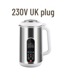 1,2 l nerūdijančio plieno sojų pieno virimo aparatas su automatiniu valymu, dviguba įtampa (110V/220V) 1.5L