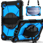 Skirtas Samsung Galaxy Tab A9 Samsung Galaxy Tab A9+ peties dirželio dizainas 360&deg; besisukanti rankena, sunkios apkrovos apsauga stovui, atsparus smūgiams, smūgiams Samsung Galaxy Tab A9