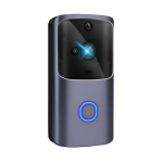 &bdquo;WiFi&ldquo; durų skambutis &bdquo;Smart Home 720P HD&ldquo; belaidis telefono durų skambutis, kamera, apsauga, vaizdo domofonas, IR naktinis matymas No Card pilka