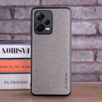 Dėklas Xiaomi Redmi Note 12 Pro Plus Turbo 4G 5G coque Prabangi tekstilė Oda mink&scaron;tas dangtelis funda for redmi note 12 pro dėklas capa Redmi Note 12 Turbo juoda