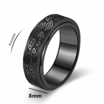 &bdquo;Viking Dragon&ldquo; nerūdijančio plieno anti-stresiniai žiedai vyrams &bdquo;Fidget Spinner&ldquo; nemokamas pristatymas, nuo nerimo, atpalaiduojantis besisukantis žiedas &bdquo;Anillo&ldquo; 10