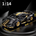 Technic Black Gold Speed ​​Automobilis Transporto priemonės Statybiniai blokai Lenktynių plytos Žaislai vaikams Dovana Padėkos Kalėdos No Box