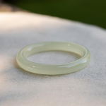 Natūralaus nefrito apyrankė Madinga ir paprasta moteri&scaron;ka nefrito apyrankė 52mm