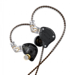 KZ ZS10 Pro 3,5 mm laidinės į ausis įdedamos ausinės 1DD+4BA hibridinės hifi muzikos ausinės, sportinės ausinės, 2 kontaktų