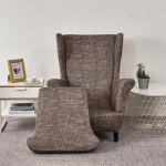 Sparnuotos kėdės užvalkalai 2 vnt./kompl. Tamprus sofos užvalkalas su spauda, fotelio užvalkalas, baldų apsauga, sofos užvalkalas, mink&scaron;tas su elastiniu kra&scaron;tu 1-seater