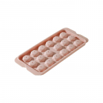 18/33 ertmių ledo kubelių padėklai Daugkartinio naudojimo ledo kubelių formelės ledo kamuoliukų formavimo formos su nuimamais dangčiais Virtuvės baro priedai 18 grids-blue