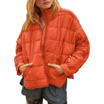 Rudens Moteri&scaron;kas Parkas Paltas Juodas Vienspalvis Ilgomis Rankovėmis Ki&scaron;eninis &Scaron;varkas Moteri&scaron;kas Paltas Žiemos Madingas Pamink&scaron;tintas Mada Kasdienis Moteri&scaron;kas Drabužis XXL oranžinė