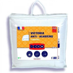 DODO Couette temp&eacute;r&eacute;e 300gr/m&sup2; anti-acarians VICTORIA 240x260 cm blanc balta