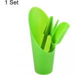 4 vnt. Plastikinis Patvarus Kibiras Kastuvas Vazoninis Auginimo Cilindras Mėsingų Augalų Žemės Kastuvas Sodo Įrankiai Mini Sodo Sodinimo Įrankis 4pcs mėlyna