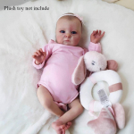 Naujo stiliaus 40 cm gyvybinga atgimusi lėlė Tink, tokia tikrovi&scaron;ka kaip naujagimiai, dėvi vienspalvį romperiuką, mink&scaron;tas medžiaginis kūnas, simuliacinė lėlė, vaiko gimtadienio, Kalėdų dovana cloth body