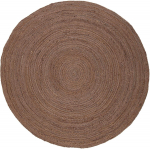 Džiuto apvalus kilimas Rankų darbo Natūralus kilimas bet kuriai erdvei Kaimi&scaron;kas dekoras bet kuriai erdvei 60 cm x 60 cm (2x2 Feet) ruda