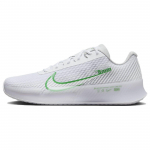 NikeCourt Air Zoom Vapor 11 HC Balti Kelly Green Vyri&scaron;ki sportbačiai DR6966-102 40.5