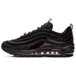 Nike Air Max 97 Prm Retro Sportinis Tinklelio Audinys Sintetinė Oda Žemi Oro Pagalvėlė Laisvalaikio Bėgimo Batai Moteri&scaron;kas Sportbačiai Juodi Raudoni DC1709-060 35.5
