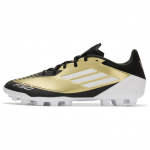 Adidas F50 League Patogūs Universalūs Dirbtinės Žolės PU Audinio Sintetinės Odos Futbolo Batai Unisex Futbolo Batai Juodi Auksiniai JH9627 41⅓