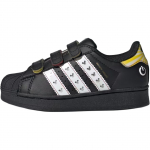 Disney x adidas Superstar LED &Scaron;viesos Patogus Užsegimas K Mikis Peliukas Vaiki&scaron;ki Sportbačiai Juodi Pagrindiniai-Juodi Debesų-Balti JP8087 31&frac12;