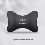 Toyota Corolla ir Vios automobilio kaklo ir juosmens atramos pagalvių rinkinys Toyota Logo - Four-Piece Set Suede