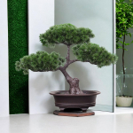 Dirbtinis bonsai medis vazoninis augalas Dekoracija Tvirtas stalo eksponatas Daugiafunkcis dekoratyvinis terasos palangei