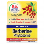 Enzymedica, berberino fitosoma, 275 mg, 60 kapsulių