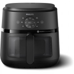 Friteuse sans huile - PHILIPS - NA230/00 - Airfryer S&eacute;rie 2000 6.2L - 13 modes de cuisson - fen&ecirc;tre de cuisson - 1500W - Noir juoda