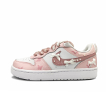 Nike Court Borough Dreamy Bowknot Low top Skateboard Shoes GS Pink White BQ5448-100(Team183-) 36 white