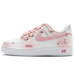 Nike Air Force 1 Kitten Meowth Vandeniui atsparūs žemi teniso bateliai Unisex Rožiniai Balti CW2288-111(Komanda625-) 36