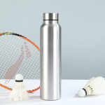 1000 ml nerūdijančio plieno sportinis vandens butelis, vieno sluoksnio tvirtas vandens puodelis, metalinis termosas, gėrimų reikmenys, kempingo sporto salė 1pc