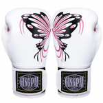 6-12oz Rožinės drugelio bokso pir&scaron;tinės vaikams, moterims, kikbokso treniruočių pir&scaron;tinė, profesionalios treniruočių, sparingo, Muay Thai, MMA, smūgių mai&scaron;o pir&scaron;tinės 6oz