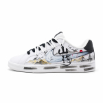 Nike Court Royale Sea Butterfly Voyage &Scaron;ilumos amortizacija Žemi Skateboard batai Vyri&scaron;ki Juodi Balti 749747-107(Komanda1602-) 43