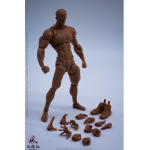 Wind Toys 1/12 Vyri&scaron;kas raumenų super lankstus sąnarių kūnas 16 cm Vyras Veiksmo figūrėlė Lėlės modelis su galvos skulptūra 7 poros rankų Dovana