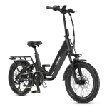 Vitilan U9 Suaugusiųjų Elektrinis Dviratis Shimano 7 Pavarų 500W Didžiausia Galia 960W Variklis Miesto E-dviratis 48V15Ah Baterija E-dviratis 20*3.0 Storos Padangos Elektrinis Dviratis juoda
