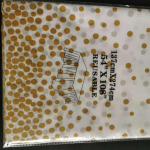 Polka ta&scaron;kų vakarėlio staltiesė PEVA Vandeniui atspari ir nepraleidžianti aliejaus Vienkartinė vakarėlio staltiesė Vakarėlio staltiesė 137*274cm