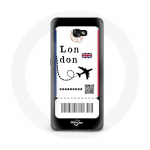 Coque pour Samsung Galaxy A5 2017 Billet d'avion London