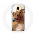 Coque pour Samsung Galaxy S5 American Pit Bull Terrier Marron