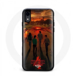 Coque pour Iphone XS Stranger Things Saison 4 Affiche Art Equipages de la Nouvelle Th&eacute;orie