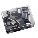 Rankinės spaustuko stūmiklio užpildymo spaustukai ra&scaron;tinės reikmenų stūmiklio dozatoriaus spaustukai, skirti tvirtinti bandomiesiems popieriams B 50Pcs Refill Clips