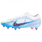 Nike Zoom Mercurial Vapor 15 Elite SG Pro Blast Pack Vyri&scaron;ki sportbačiai Balti Rožiniai-Blast Indiginiai-Haze FD0243-146 42.5