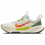 Nike Juniper Trail 2 Patogūs Lengvi Smūgius Sugeriantys Neslystantys Žemakulniai Bėgimo Bateliai Moteri&scaron;ki sportbačiai Balti Oranžiniai FN3450-181 36
