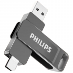 Philips USB 3.2 Type-C Dvigubos sąsajos Didelės spartos USB atmintinė 128GB