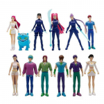 9 vnt./12 vnt./rinkinys Kpop Demonas Medžiotojas Veiksmo Figūrėlė Žaislas Derpy Tigras Rumi Mira Zoey Sussy Figūrėlė Lėlė Anime Kolekcija Dovana 9Pcs