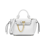 Michael Kors Hamilton Legacy Monogram Grandinėlė Commuter Verslo Tote Rankinė Moteri&scaron;ka Tote Balta 32S3G9HC0L-085 Basic Set (Bag+Dust Bag)