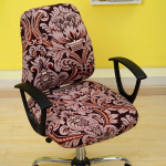 Stretch Spandex Slipcover Office kompiuterio kėdės užvalkalas Pink Peach Blossom as described