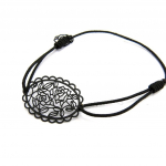 Les Tr&eacute;sors De Lily [L6428] - Bracelet fantaisie 'Carmen' noir